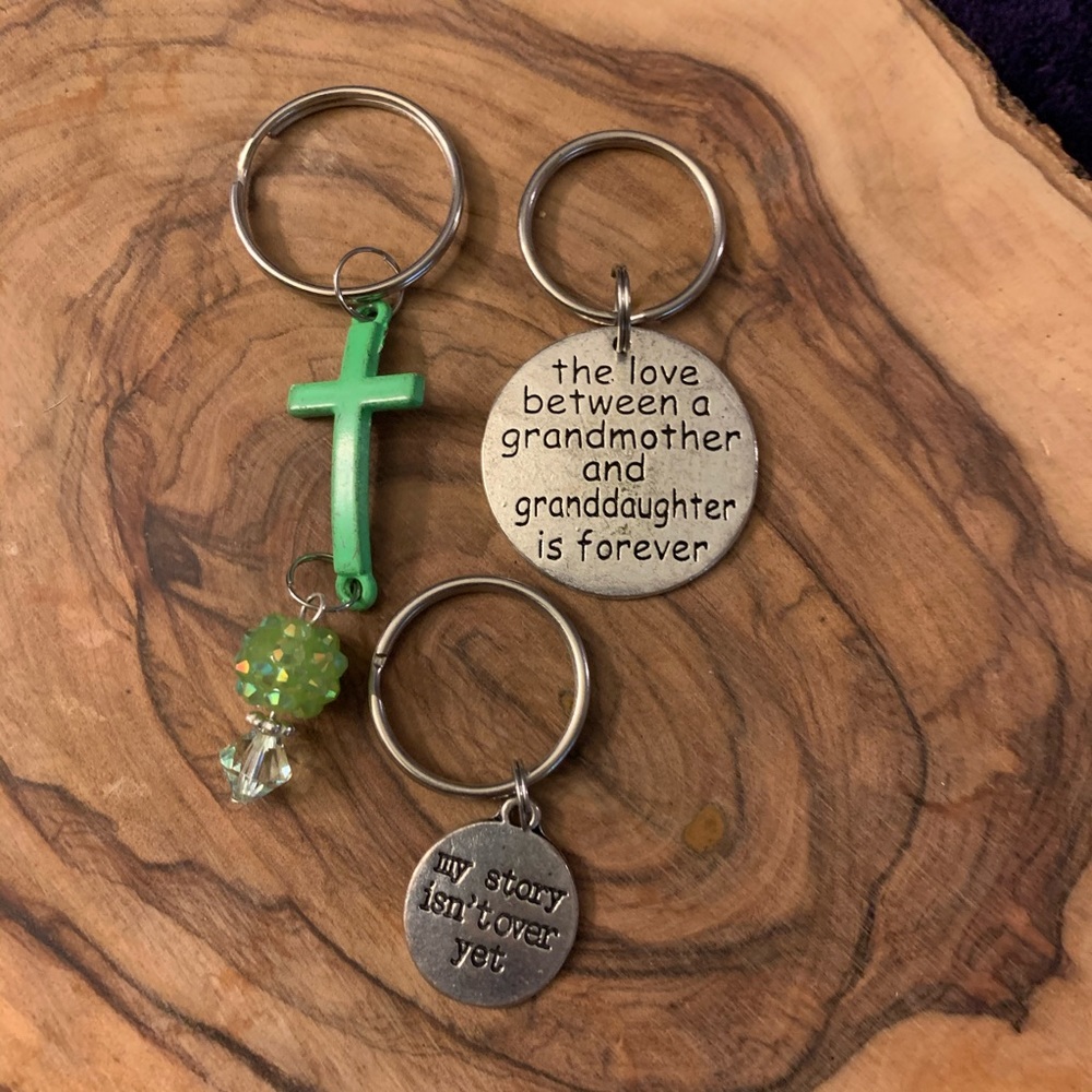 Handmade charm key rings - Picture 1 of 1